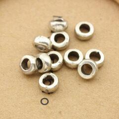 JS1250 China supplier alloy round finding jewelry, ancient sliver color jewelry