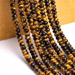 TE3030 Brown tiger eye rondelle beads,tigereye abacus beads,tigereye roundel beads