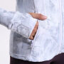 Women's digital print elastic running Yoga gloves sleeve top