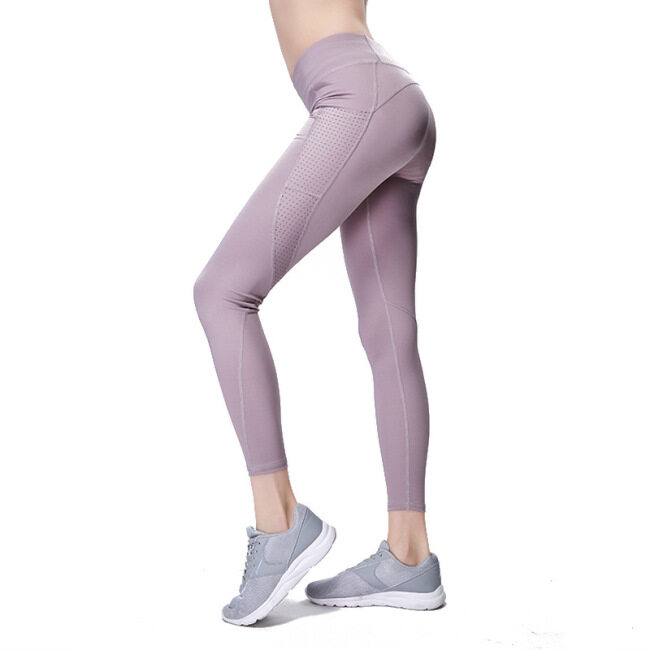 Yoga Pants women's hollow splicing hip lifting tights running fitness pants