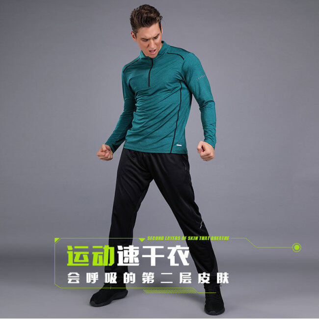 fitness suit night running suit men's and women's outdoor leisure loose training clothes