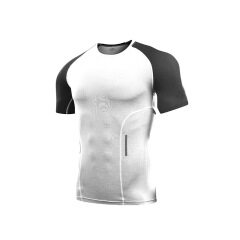 Men's running quick drying short sleeve breathable gym fitness T-shirt