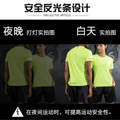 Sports short sleeve men's summer team fitness quick dry T-shirt leisure training