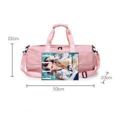 Customized Waterproof nylon large women travel bag oem Fitness Gym Bag dry wet separation sports for camping yoga