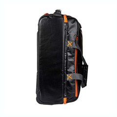 Custom tarpaulin PVC workwear trolley bag with wheels Good quality TPU travel duffel wheel bag