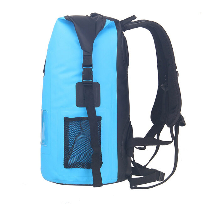 Factory Custom Water Resistant Travel Hiking Camping 30L Rolling Top Dry Bag with logo backpack Waterproof Backpack