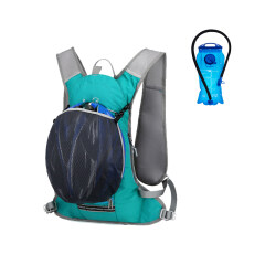 Custom Logo Waterproof lightweight Riding hydration backpack bag cycling Bike backpack pack with helmet holder