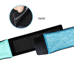 custom Waistband running belt with water bottle holder sweat resistant phone pouch for Marathon Fitness Jogging Sports