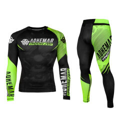 customized Wholesale training suit boxing tights sports quick dry running breathable fighting suit two piece set