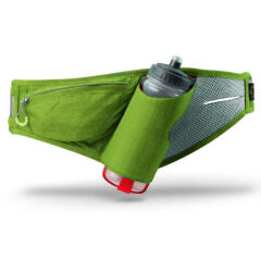 men's marathon sports running waist bag with water bottle