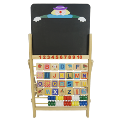 XL10104 Chevalet détachable magnétique en bois double face avec planche de dessin pour enfants