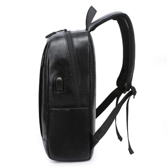 backpack men's Bag Fashion Sports Youth schoolbag simple PU leather computer man's backpack