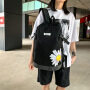 2020 new double shoulder bag female Korean Edition primary school students schoolbag cartoon leisure trend versatile Travel Backpack man