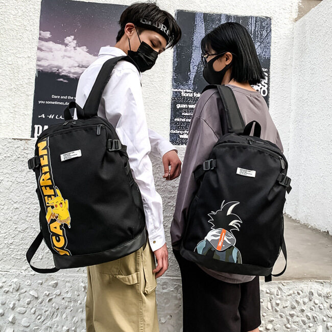 2020 new double shoulder bag female Korean Edition primary school students schoolbag cartoon leisure trend versatile Travel Backpack man