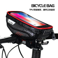 Bicycle bag, hard shell handle bag, cross border touch screen mobile phone bag, mountain bike front beam bag, road bike bag