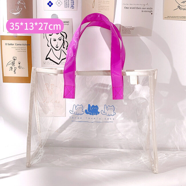 cute Transparent Small Waterproof PVC Storage Bag