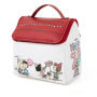Japanese magazine appendix 2020 new Snoopy house shape portable storage bag large capacity wash and make-up bag