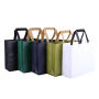 Custom Logo Printed Promotional Colorful PP Non Woven Bag Reusable Carry Shopping Tote  Bag