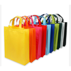 不織布ショッピング再利用可能なラミネート不織布バッグ卸売カスタムカラフル不織布バッグ、安い折りたたみトートバッグレター