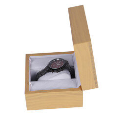 wholesale reusable eco friendly Bamboo watch box Custom logo wooden watch single packaging box