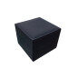 OEM PU leather handmade black watch packaging boxes, PU watch box