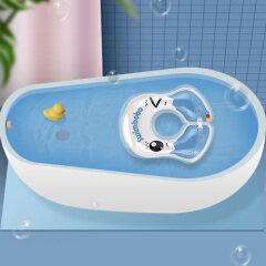 Flotador de piscina para bebé, anillo de natación inflable para bebé, flotador antivuelco en forma de U para axilas para piscina y bañera