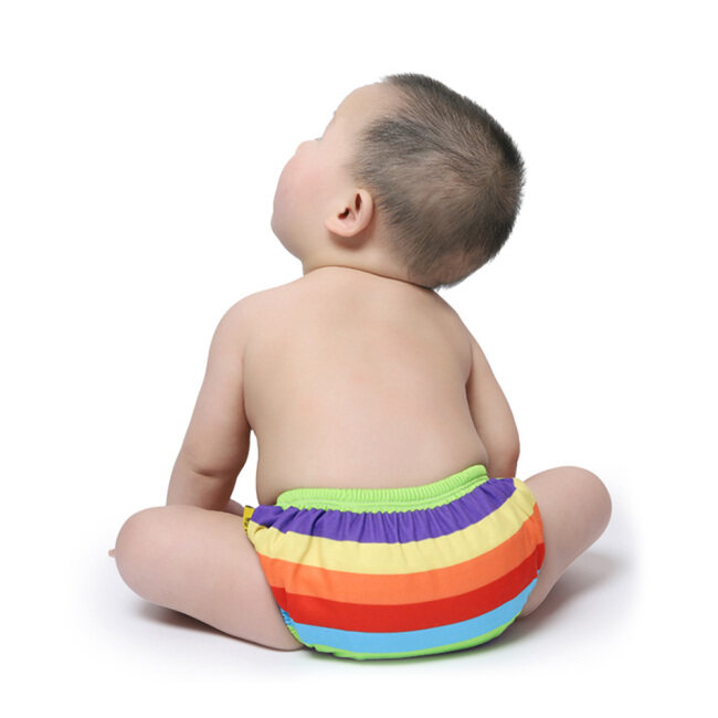 Swim Diapers for 0-3 Years Large Size Reuseable Washable & Adjustable for Swimming Lesson & Baby Shower Gifts