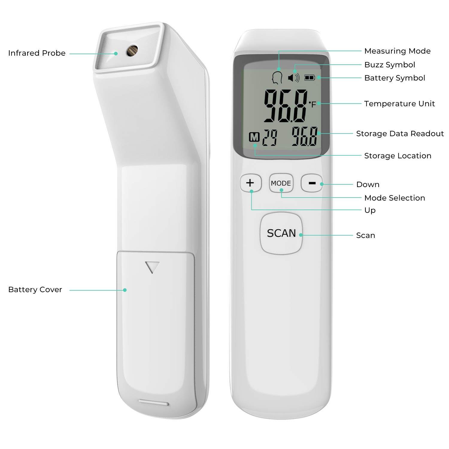 temp scan instant ear thermometer
