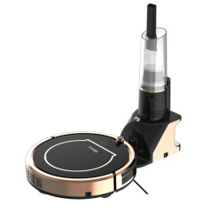 Haier TAB 2-in-1 Smart Sweep Robot QT35BSC Handheld Vacuum Cleaner Mopping Black