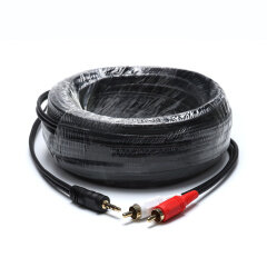 PCER 2RCA a cable de audio 3.5mm jack rca aux cable 1.5 m 3m 5m 10m 15m para Multimedia Edifer Home Theater DVD 2RCA cable de audio