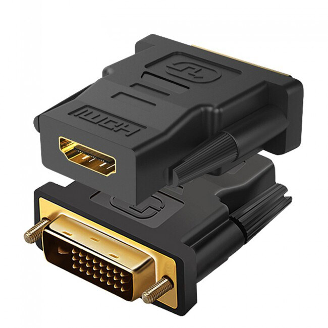 DVI male Converter DVI to HDMI 1920*1080P resolution Support for Computer Display Screen projector tv DVI adapter HDMI adapter