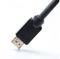 Negro 4K 60Hz 1080P Cable HDMI macho chapado en oro a cables HDMI macho para HDTV