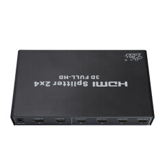 Precio de fábrica 4K * 2K Matrix HDMI Selector 2x4 HDMI Switcher con control remoto