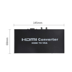 Convertidor de video HD HDMI a VGA 3D Full HD 1920 * 1080P 60Hz Conmutador HDMI a VGA