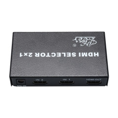 Selector HDMI 2X1 3D Full HD 1920 * 1080P 60Hz Conmutador HDMI 2 en 1 Divisor de salida con control remoto