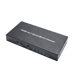 Conmutador HDMI 4X1 3D Full HD 1080P 60Hz Divisor HDMI 4 en 1 Selector de salida HDMI