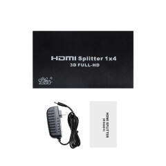 High Quality Black 4K*2K HD HDMI Splitter Switcher 1*4