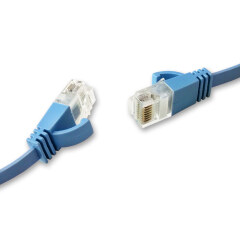 Slim Flat Type UTP Network Cable Cat6 Cable 10M easy for collecting