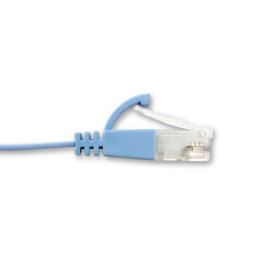 Cable de red UTP de tipo plano delgado Cable Cat6 10M fácil de recolectar