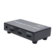 PCER HDMI Splitter Switch Selector 1920*1080P HDMI Switcher 2x1 adaptador 2 en 1 convertidor de salida para PS4/3 TV Box HDMI Selector