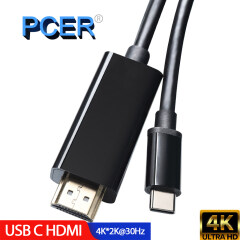 PCER tipo C a HDMI Thunderbolt 3 cable hdmi para MacBook Samsung Galaxy S10 S9 Huawei Mate 20 P20 Pro 4K USB C CABLE HDMI