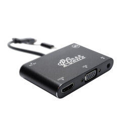 USB C Hub Micro USB HUB Docking station USB C to HDMI VGA AV Adapter Micro USB type c dongle