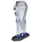 Customize Fashion Wholesale K9 High Quality Frame Glass Award Crystal Diamond Awards