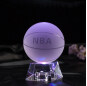 Birthday Gifts Home Decoration Sports Crystal Glass Basketball for Husband