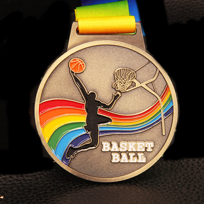 Customized basketball match plated medal apply to sports meet