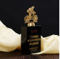 Black pedestal crystal trophy, electroplate rider shape crystal trophy apply to enterprise award