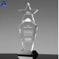 High Quality Wholesale Star Crystal Award Glass Trophy Souvenir