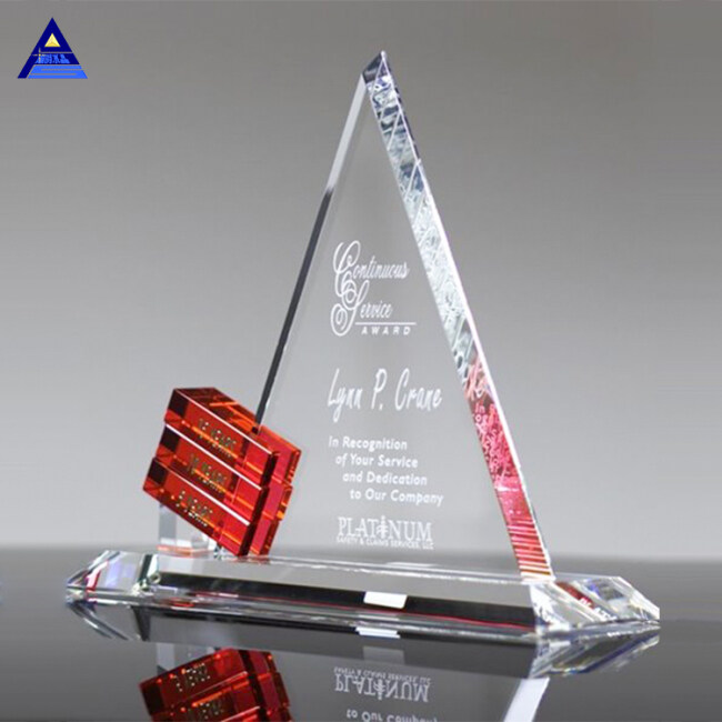 New Arrival Chinese Feng Shui Mountain Award Crystal Craft Set