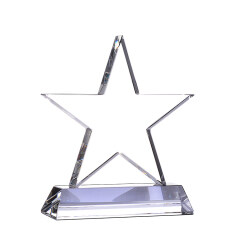 Звездный призер награды кристалл K9 с пустой основой для сувениров достижений