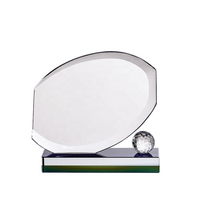 Crystal Awards And Trophies Golf Football Crystal Sports Award For Business Gifts